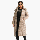 Coats Black Thick Warm Puffer JacketsWindproof Long Parkas Women's Coats Black Thick Warm Puffer Jackets